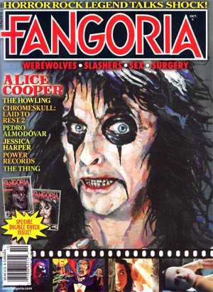 Fangoria #307 Oct 2011 Cover Featuring Alice Cooper