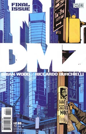 DMZ #72 Regular John Paul Leon Cover