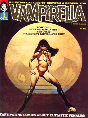Vampirella Magazine #1 1969 Commemorative Gold Foil Edition
