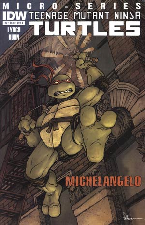 Teenage Mutant Ninja Turtles Micro-Series #2 Cover A Michelangelo Regular David Petersen