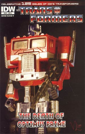 Transformers Death Of Optimus Prime One Shot Regular Photo Cover