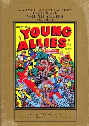 Marvel Masterworks Golden Age Young Allies Vol 2 HC Regular Dust Jacket Cover