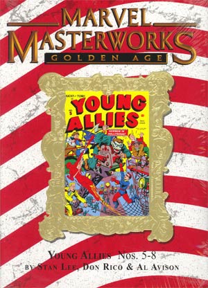 Marvel Masterworks Golden Age Young Allies Vol 2 HC Variant Dust Jacket Cover