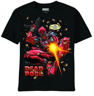 Deadpool Girl Getter Black T-Shirt Large