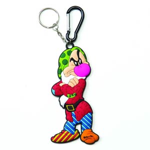 Disney By Romero Britto Keychain - Grumpy