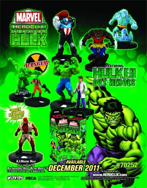 Marvel HeroClix Incredible Hulk Gravity Feed 24-Figure Display