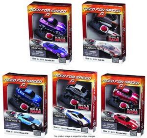 Mega Bloks Need For Speed Build & Race Assortment Case