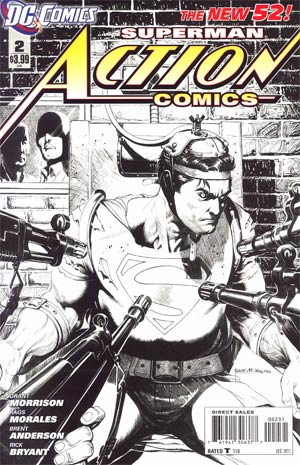 Action Comics Vol 2 #2 Cover C Incentive Rags Morales Sketch Cover