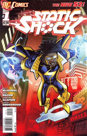 Static Shock #1 Cover B 2nd Ptg