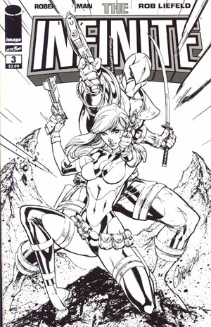 Infinite #3 Cover E Incentive J Scott Campbell Sketch Cover