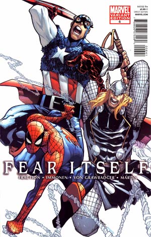 Fear Itself #6 Cover B Incentive Marvel Architects Variant Cover