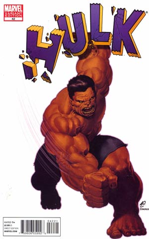 Hulk Vol 2 #42 Incentive Marvel Comics 50th Anniversary Variant Cover