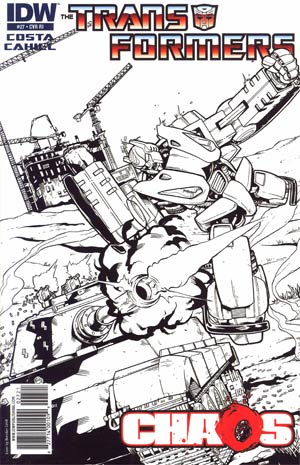Transformers Vol 2 #27 Cover C Incentive Brendan Cahill Sketch Cover