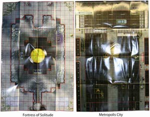 DC HeroClix Superman Play Map - Fortress Of Solitude