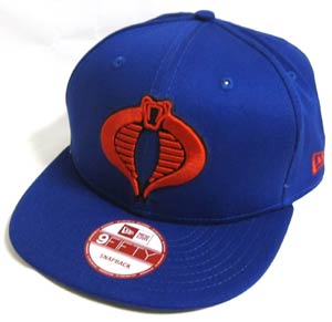 GI Joe Cobra BITD Hero Official Blue Snap Back Cap