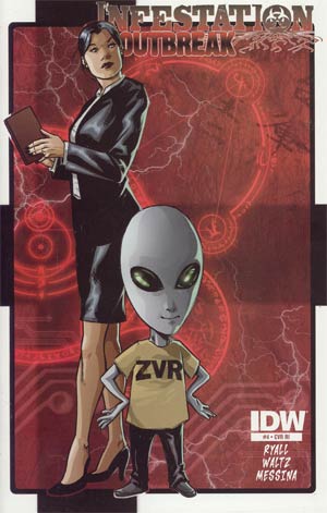 Infestation Outbreak #4 Cover C Incentive David Messina Character Design Variant Cover