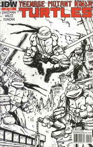 Teenage Mutant Ninja Turtles Vol 5 #1 Cover E 2nd Ptg