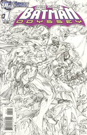 Batman Odyssey Vol 2  #1 Cover B Incentive Neal Adams Sketch Cover