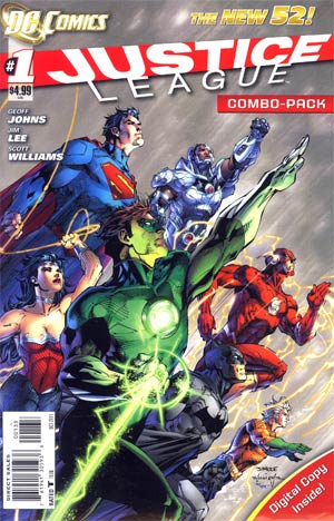 Justice League Vol 2 #1 Cover K Combo Pack With Polybag 3rd Ptg