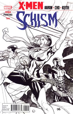 X-Men Schism #2 Cover E 3rd Ptg Frank Cho Variant Cover