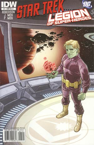 Star Trek Legion Of Super-Heroes #1 Incentive Gabriel Rodriguez Brainiac 5 Variant Cover