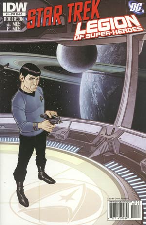 Star Trek Legion Of Super-Heroes #1 Incentive Gabriel Rodriguez Spock Variant Cover