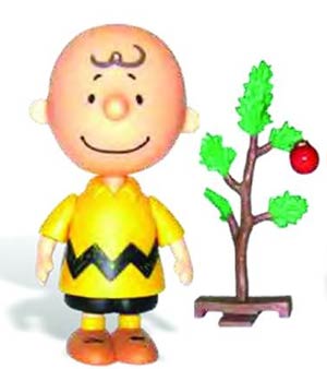 Peanuts 2011 Christmas Deluxe Poseable Figure - Charlie Brown