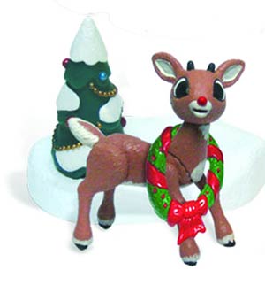 Rudolph The Red-Nosed Reindeer 2011 Deluxe Poseable Figure - Rudolph
