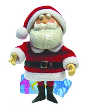 Rudolph The Red-Nosed Reindeer 2011 Deluxe Poseable Figure - Santa