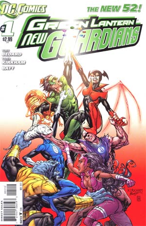 Green Lantern New Guardians #1 Cover B 2nd Ptg