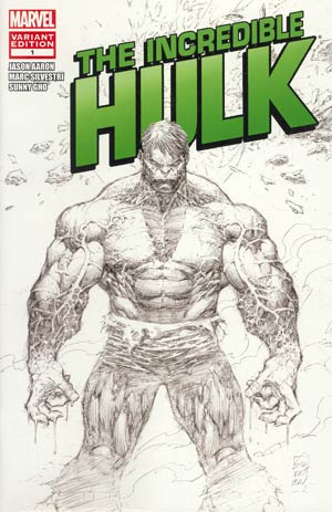 Incredible Hulk Vol 4 #1 Incentive Marc Silvestri Sketch Cover