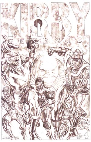 Kirby Genesis #4 Cover E Incentive Alex Ross Sketch Cover