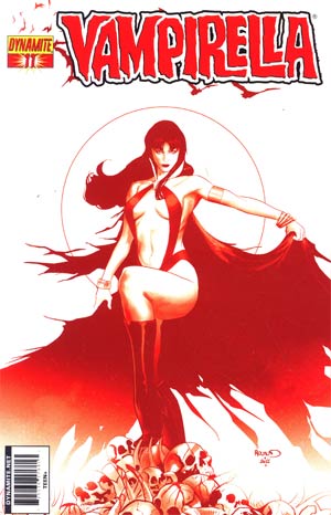 Vampirella Vol 4 #11 Incentive Paul Renaud Blood Red Cover