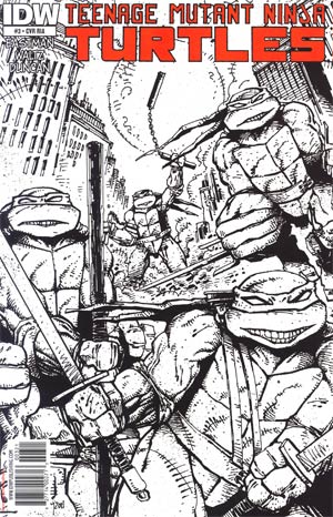 Teenage Mutant Ninja Turtles Vol 5 #3 Cover C Incentive Kevin Eastman Sketch Cover