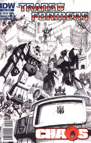 Transformers Vol 2 #28 Cover C Incentive Livio Ramondelli Sketch Cover