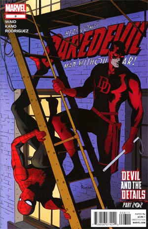 Daredevil Vol 3 #8 Cover A Regular Paolo Rivera Cover (Spidey Meets The Devil Part 2)