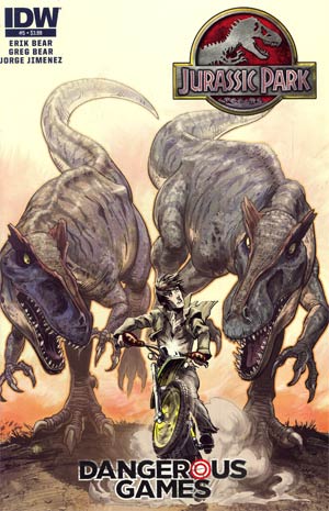Jurassic Park Dangerous Games #5 Regular Jeff Zornow Cover