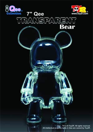 Transparent 7-Inch Bear Qee Vinyl Figure