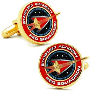 Star Trek Cufflinks - Red Squadron