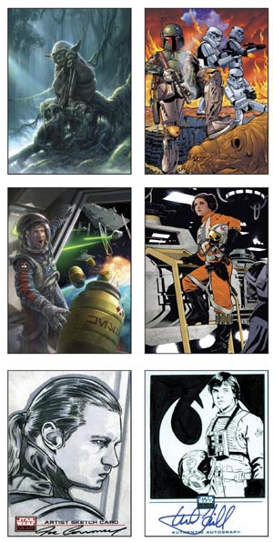 Star Wars Galaxy Series 7 Trading Cards Box