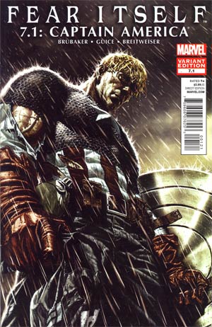 Fear Itself #7.1 Cover B Captain America Incentive Lee Bermejo Variant Cover (Shattered Heroes Tie-In)