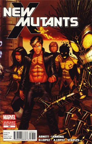 New Mutants Vol 3 #33 Incentive Dale Keown Regenesis Blue Variant Cover (X-Men Regenesis Tie-In)