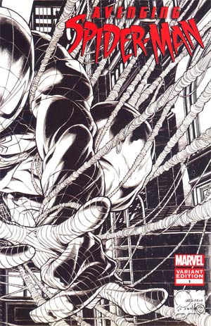 Avenging Spider-Man #1 Cover N Incentive Joe Quesada Sketch Cover With Polybag