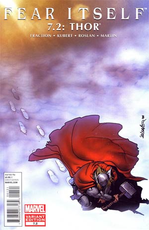 Fear Itself #7.2 Cover B Thor Incentive Salvador Larroca Variant Cover (Shattered Heroes Tie-In)