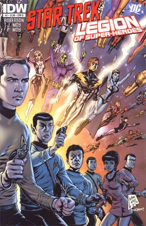 Star Trek Legion Of Super-Heroes #2 Regular Steve Lightle Cover
