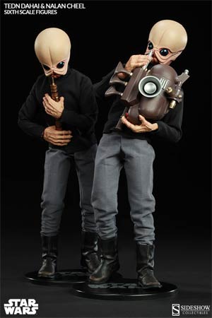 Star Wars Tedn Dhai and Nalan Cheel Bith Band - Modal Nodes 12-Inch Action Figure Set