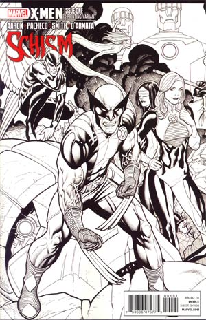 X-Men Schism #1 Cover E X Ptg Variant Cover