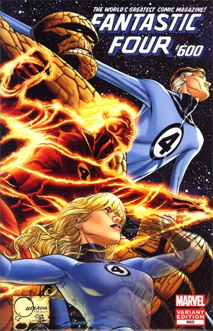 Fantastic Four Vol 3 #600 Cover D Incentive Joe Quesada Variant Cover