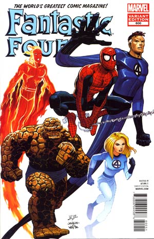 Fantastic Four Vol 3 #600 Cover B Incentive John Romita Jr Variant Cover