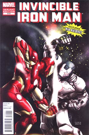 Invincible Iron Man #510 Cover B Incentive Marvel Comics 50th Anniversary Variant Cover (Shattered Heroes Tie-In)